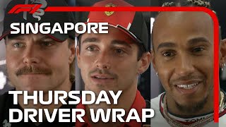 Thursday Drivers' Wrap | 2023 Singapore Grand Prix