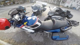 Chasing a VFR800 and Ninja 1000 on My Honda ST1300 in Twisty West Virginia