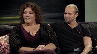 Karin Svärd mötte kärleken Lukas - båda bar på svåra historier - Malou Efter tio (TV4)