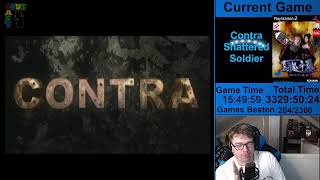 Beating Every PS2 Game - Contra : Shattered Solider -  Game 207