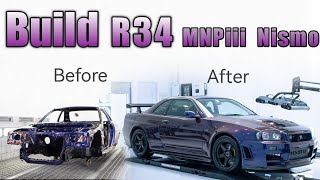 Restoration GTR R34  Midnight Purple III NISMO Z-TUNE PARTS