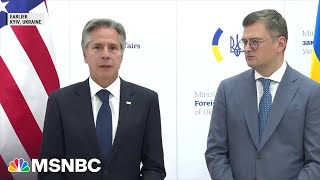 Secretary Blinken arrives in Kyiv for an unannounced visit