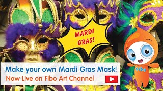 Design your own mask for Mardi Gras!