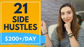 21 BEST Side hustles from home to start and make extra money online