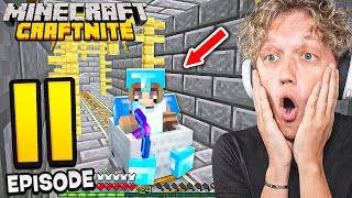 Craftnite 2: Episode 11 - SECRET TUNNEL SYSTEM! (best idea ever)