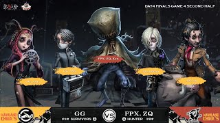 COA 4 Finals: Axe Boy Under Pressure | GG vs ZQ | Identity V Call of the Abyss IV [ENG SUB]