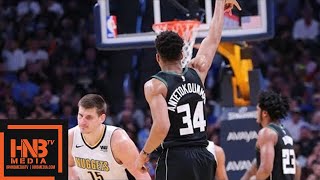 Denver Nuggets vs Milwaukee Bucks Full Game Highlights / April 1 / 2017-18 NBA Season