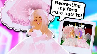 Royale High School Outfit Videos 9tube Tv - new update recreating my fans cutest outfits roblox royale high school