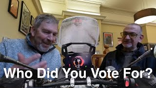 Who did you vote for? A Triumph Tiger 900 Monday Mutter Special - Bonus Video link in description.