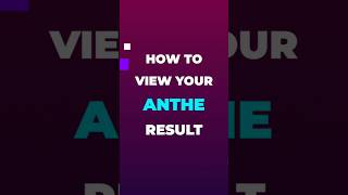 How To View Your ANTHE Result #anthe #aakash #anthe2023