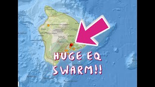 Kīlauea Eruption imminent. Big EQ Swarm at Hawaii Volcano. Sunday night 6/2/2024