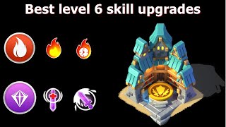 Fire and Legendary Element level 6 skill | Best level 6 skill upgrades-Dragon Mania legends | DML