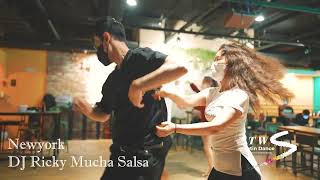 [DJ Ricky - Mucha Salsa] 제이케이(라틴바이브) \u0026 오정은 Salsa Social at Newyork El Cafe Latino 뉴욕