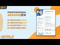 Make a Professional Resume in Adobe Illustrator - Adobe illustrator Tutorial - CV Kaise Banaye - EP1