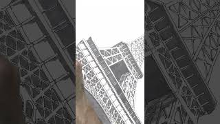 Drawing Eiffel Tower #shorts