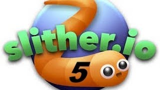 Slither.io Gameplay (funny) +super plays and animations