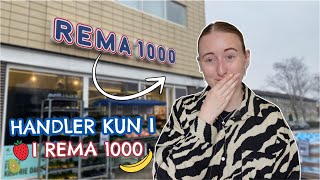 HANDLER KUN I REMA 1000 // MÅNEDS INDKØB JANUAR 2025