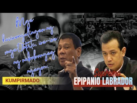 MGA BINUNYAG NI TRILLANES NOON, NA PINABULAANAN NG DUTERTE ADMINISTRASYON NAPATUTUHANAN NA NGAYON!