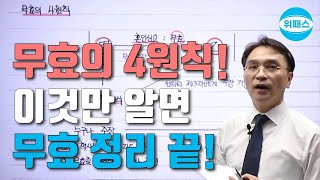 반사회적 법률행위 총정리3 위패스 공인중개사 민법 무효의 4원칙