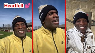 Deion Sanders Is Super Excited and Gives Emotional And Heartfelt Thanks To The Lord 💕