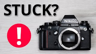 Nikon F3 - How to Fix Stuck Film Advance / Shutter