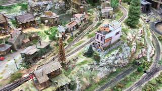 χωριό μακέτα μινιατούρα --    old west miniature village.