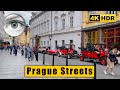 Prague Walking Tour trough Old Town Square to Charles Bridge 🇨🇿 Czech Republic 4K HDR ASMR