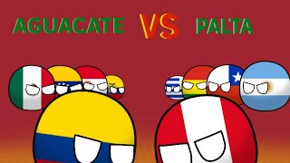 Countryballs - Aguacate VS Palta 🥑