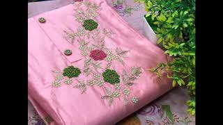 Cotton with Khatli work Unstitched Dress materials Wholesale ||Latest Design Of Khatli Work Suit 699