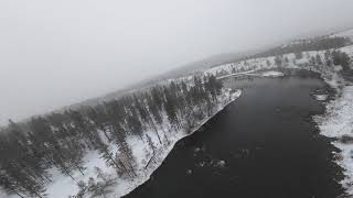 Snowy Winter Flight DJI Avata 2