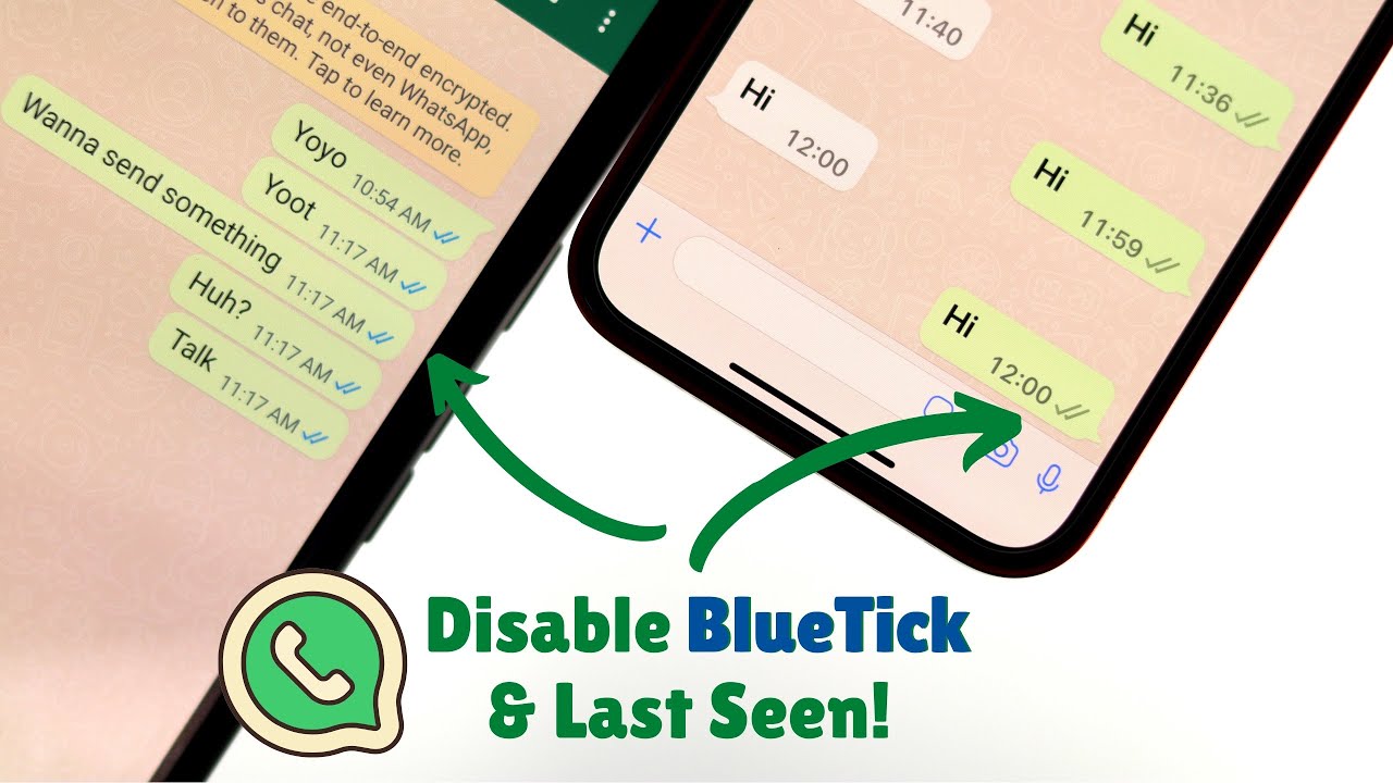 How To Disable Two Blue Tick Marks In WhatsApp Read Messages! - YouTube