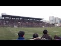 2年連続大学ラグビー決勝の舞台で鳴り響く明治大学校歌（2019年1月12日）