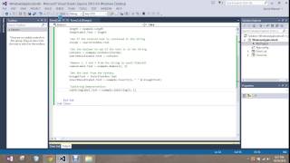 Substrings in VB