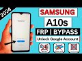 Samsung A10S Frp Bypass 2024 | Google Account Remove/FRP Unlock 🔓 Without PC Android 11