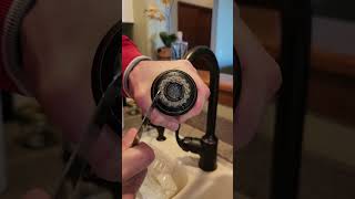 Moen kitchen faucet - lost key? Use this hack to change aeration filter