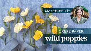 Crafting Crepe Paper Wild Poppies: Step-by-Step Flower Making Tutorial