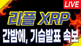 [리플 XRP] LIVE 긴급속보! \