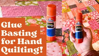 Is This a Better Way to Glue Baste a Quilt?!