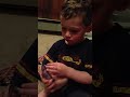 2yo unboxing a maxell ur60 blank cassette