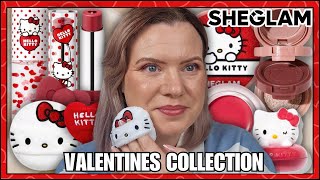 NEW SHEGLAM HELLO KITTY VALENTINES COLLECTION Review \u0026 Swatches | Clare Walch