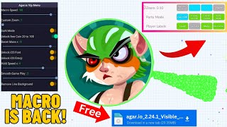 Agario Macro + Zoom Xelahot Mod Menu with Full Control and No Lag for iOS & Android