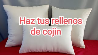 ( # 22 ) Hacer rellenos de cojín en el tamaño que desees.