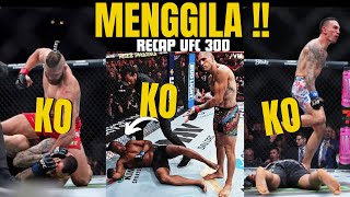 UFC Terbaru UFC 300 Recap - Alex Pereira VS Jamahal Hill - Holloway VS Gaethje - Oliveira VS Arman
