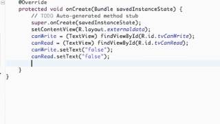 Android Application Development Tutorial 104 External Storage State