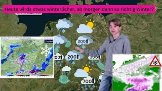 Heute wirds winterlicher, ab morgen so richtig Winter mit Luftmassengrenze? Wettervorhersage 6.1.25