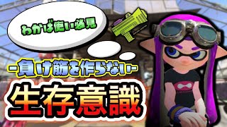 わかばはこれ！負け筋を作らない生存意識【スプラトゥーン2】