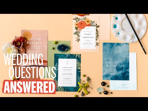 Why do they put tissue paper in wedding invitations?