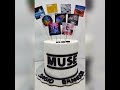 pastel de muse con toda la discográfica de estudio