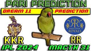 KKR vs RR DREAM11 PREDICTION || TATA IPL 2024 - MATCH 31 || Kolkata vs Rajasthan Prediction