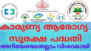 KASP - PMJAY  കാരുണ്യ ആരോഗ്യ സുരക്ഷ പദ്ധതി ആയുഷ്മാൻ ഭാരത് KARUNYA AROGYA SURAKSHA PADHATHI